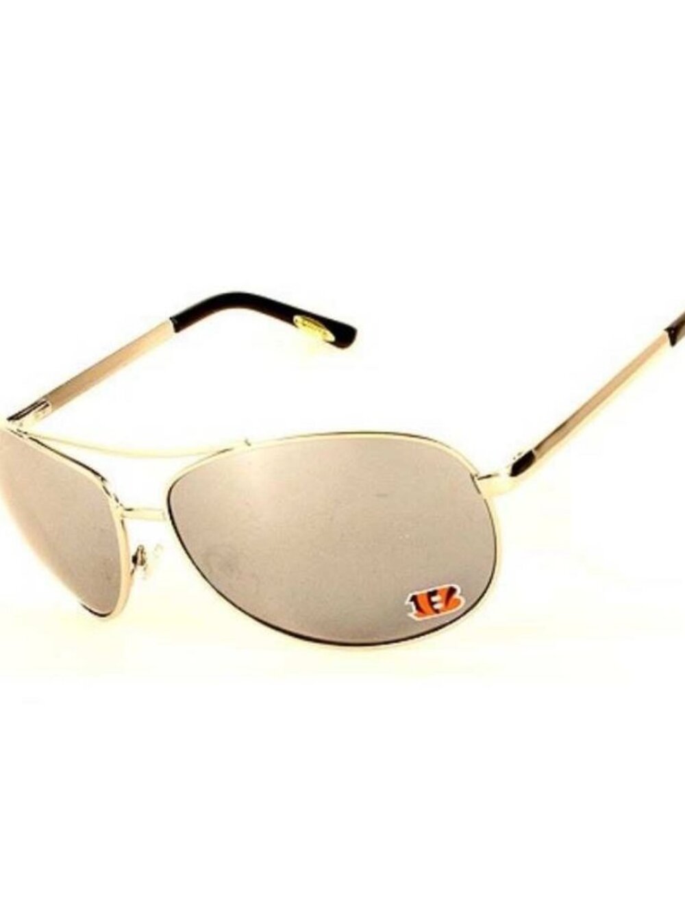 Cincinnati Bengals NFL Mens Aviator Sunglasses Silver Mirrored UV 400 Football
